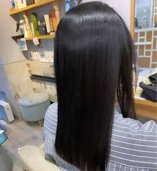 ロング すげさやか ✨メンズカットパーマのヘアスタイル