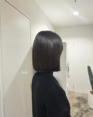 ミディアム 透明感カラー/顔周り レイヤー/髪質改善のヘアスタイル