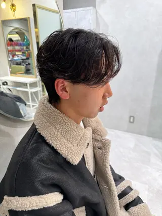 パーマ メンズ 新宿【メンズパーマ】 塩澤太一のヘアスタイル