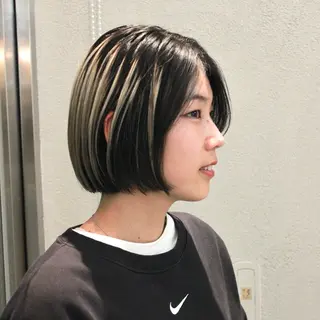 ショート カラー レイヤーカット🪄 ヘアセット🪄シホのヘアスタイル