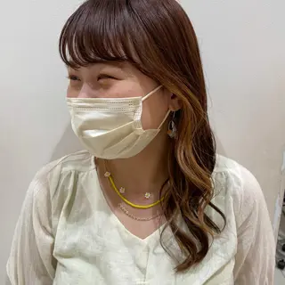 ロング 韓国風パーマ/ヘア セット/店長みづきのヘアスタイル