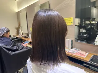 ミディアム hum立川 水野由香のヘアスタイル