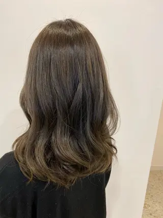 ロング カラー 藤原 克宏のヘアスタイル