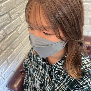 ミディアム カラー erina💖 CLUTCH天王寺のヘアスタイル