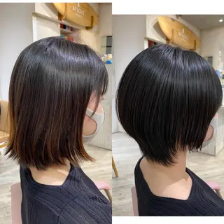 ショート 顔まわりカット🌟 くびれヘア/寺門遥輝のヘアスタイル