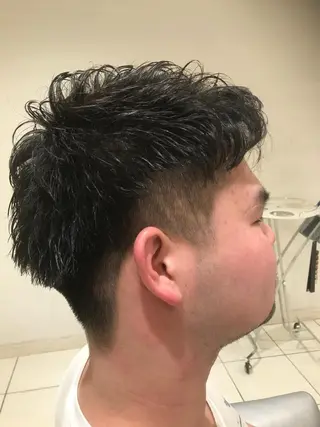 ショート カラー パーマ ヘアアレンジ メンズ キッズ ネイル マツエク・マツパ EnBlesS西宮 マンツーマン神道有基のヘアスタイル
