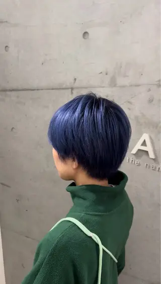カラー 梅田 メンズWカラー 大畑 蒼空のヘアスタイル