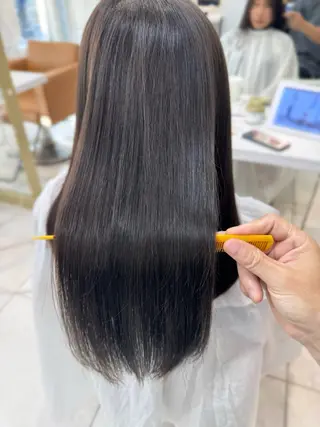 ロング 中顔面短縮 顔まわり新田大翔のヘアスタイル