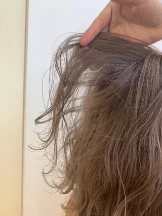 セミロング カラー インナーエクステ渋谷 🦋KAJIのヘアスタイル