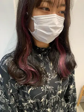 セミロング カラー ヘアアレンジ yuka .のヘアスタイル