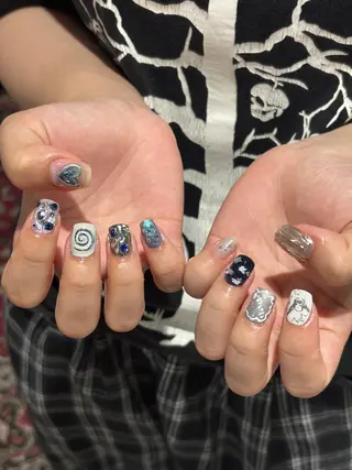 ネイル hinako /個性派ニュアンスのネイルデザイン