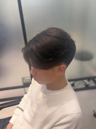 メンズ 曲がる縮毛矯正/ メンズパーマ森隆之介のヘアスタイル