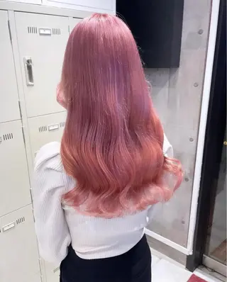 ロング カラー パーマ ヘアアレンジ メンズ キッズ ネイル マツエク・マツパ アイブロウ 💖オタク美容師 ꒰ঌ♡モモ♡໒꒱のヘアスタイル