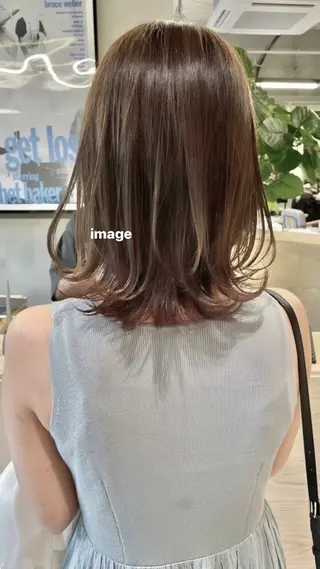 ミディアム 髪質改善ストレート Airi🪽🫧のヘアスタイル