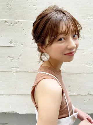 ショート 圧倒的な質感🧡 髪質改善/丸山晴菜のヘアスタイル