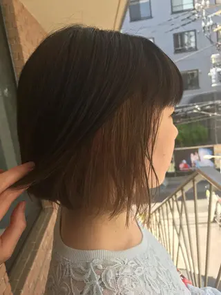 ショート カラー パーマ ヘアアレンジ メンズ キッズ ネイル マツエク・マツパ サロンドミルク 原宿のヘアスタイル