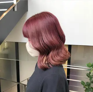 ミディアム カラー パーマ ヘアアレンジ メンズ キッズ stylist 🌸 kana.のヘアスタイル