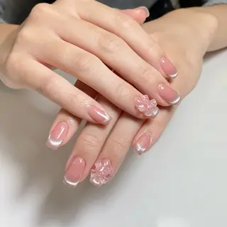 ネイル By moonネイル 🌷ワンホン/韓国風のネイルデザイン