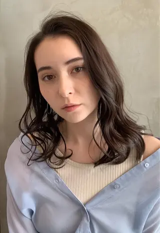 セミロング 髪質改善/縮毛矯正 鈴木裕介のヘアスタイル