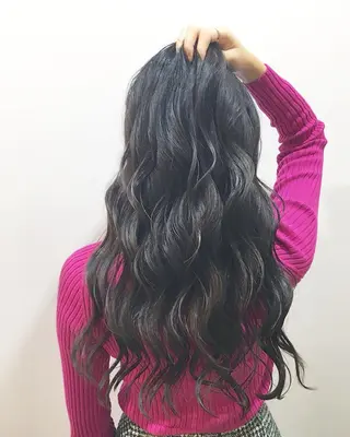 ロング カラー テディ teddyのヘアスタイル