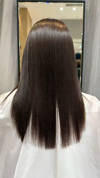 セミロング いわどう はるかのヘアスタイル