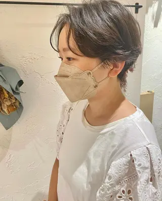 ショート パーマ パーマ特化 フシキサトシのヘアスタイル