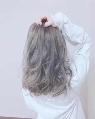 セミロング カラー ANAZAhair アナザ　ヘアーのヘアスタイル