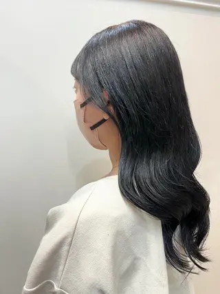 ロング カラー ひらち まいののヘアスタイル