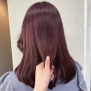 ミディアム カラー 💗モテガーリー💗 rumi♡のヘアスタイル