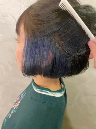 ショート カラー 透明感カラー/ ブリーチ無し/RYOのヘアスタイル