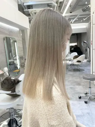 セミロング カラー ヘアアレンジ 怪我のため6月末 復帰予定田中瑞希🍃のヘアスタイル
