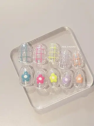 ネイル 3dパーツ/流行り 👧shushu❤️のネイルデザイン