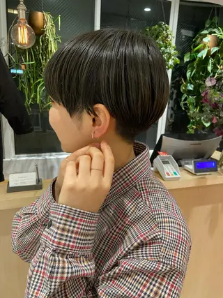 ショート カラー 🟩白髪ぼかし/ボブ /ショートヘア/大司のヘアスタイル