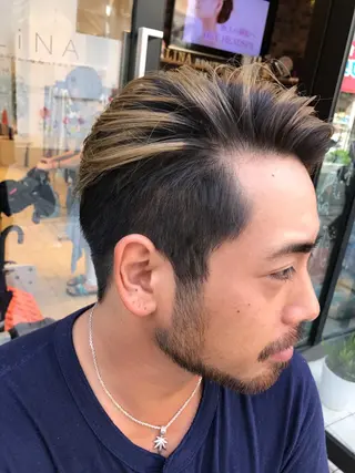ショート カラー メンズ Vir by browのヘアスタイル
