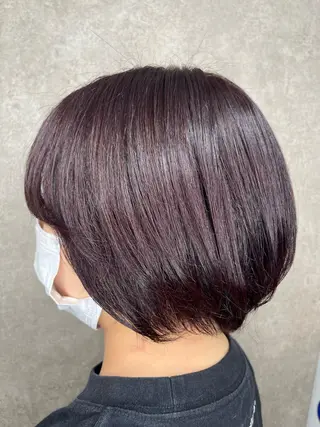 ショート カラー 山口 詩織のヘアスタイル