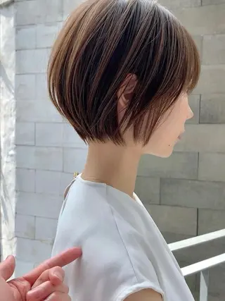 ショート ブリーチなし/透明感 /ショート/大世のヘアスタイル