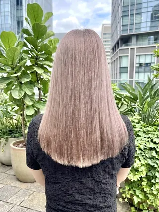 セミロング カラー 海外Style🌱 KOHEIのヘアスタイル