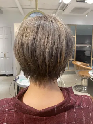 ショート 髪質改善レイヤー/ ボブたんの翔太のヘアスタイル