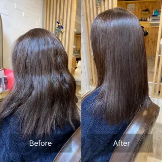 セミロング 髪質改善✨ 角谷　勇のヘアスタイル