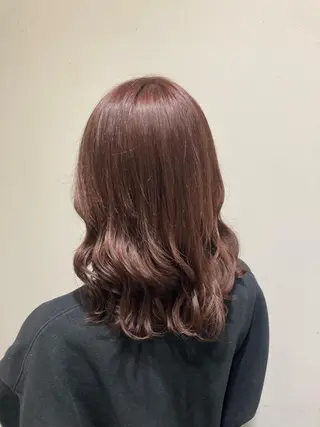 ミディアム 透明感カラー 板橋　島村美咲のヘアスタイル