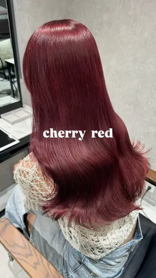 セミロング カラー 🤎韓国ヘア ベージュ まゆか🤎のヘアスタイル