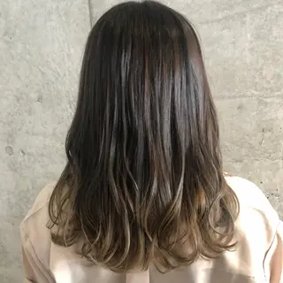ミディアム 圧倒的な質感🧡 髪質改善/丸山晴菜のヘアスタイル