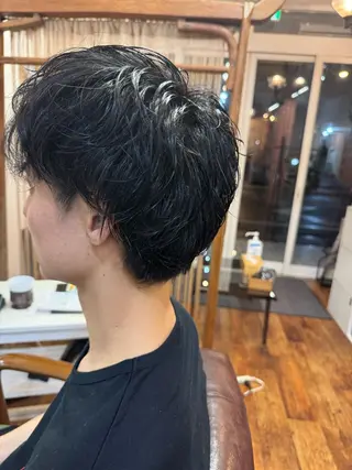 ショート メンズ 神谷 知紀のヘアスタイル
