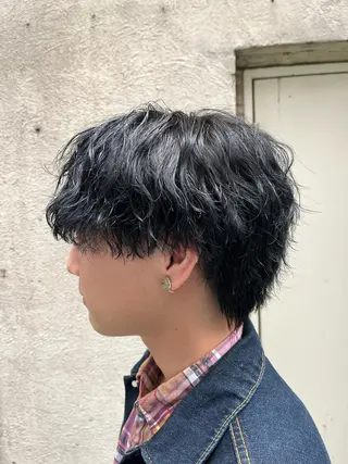 ショート パーマ メンズ 🏆メンズヘア特化 🥇代表りんぺーのヘアスタイル