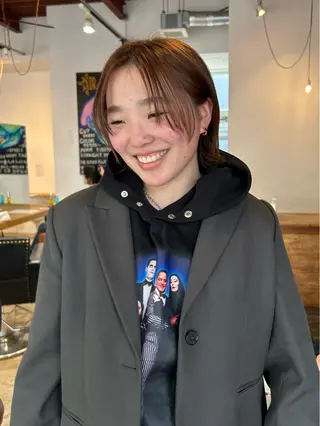 ミディアム ORe'S HAIR BE　GLaDまなみのヘアスタイル