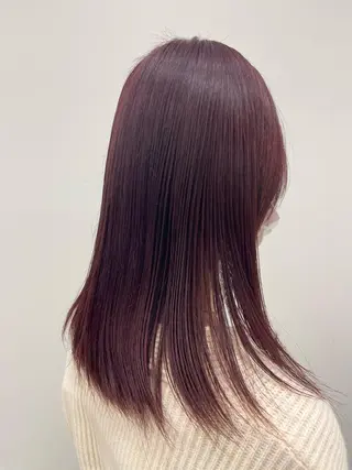 セミロング カラー 🌈ミルクティー / MISAKI🐰のヘアスタイル