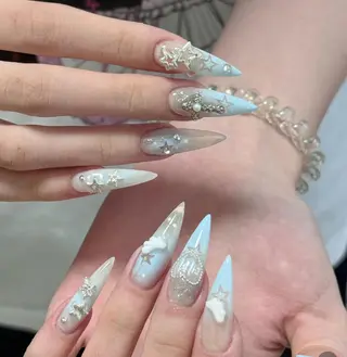 ネイル By moonネイル 🌷ワンホン/韓国風のネイルデザイン