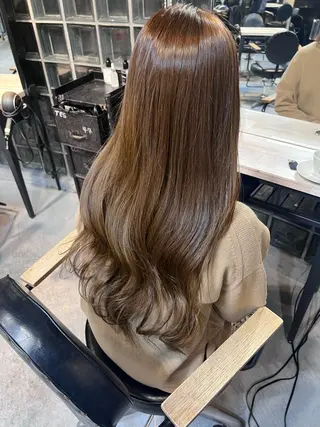 ロング カラー 🫐ハイトーンカラー RIRIKA🌻のヘアスタイル