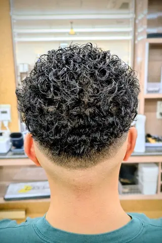 ショート パーマ 理容プラージュ燕三条 福井のヘアスタイル