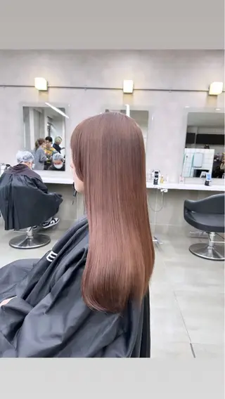 カラー 透明感ベージュ🤎 ナチュラルレイヤーのヘアスタイル